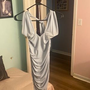 Baby blue HOCO dress size small XS